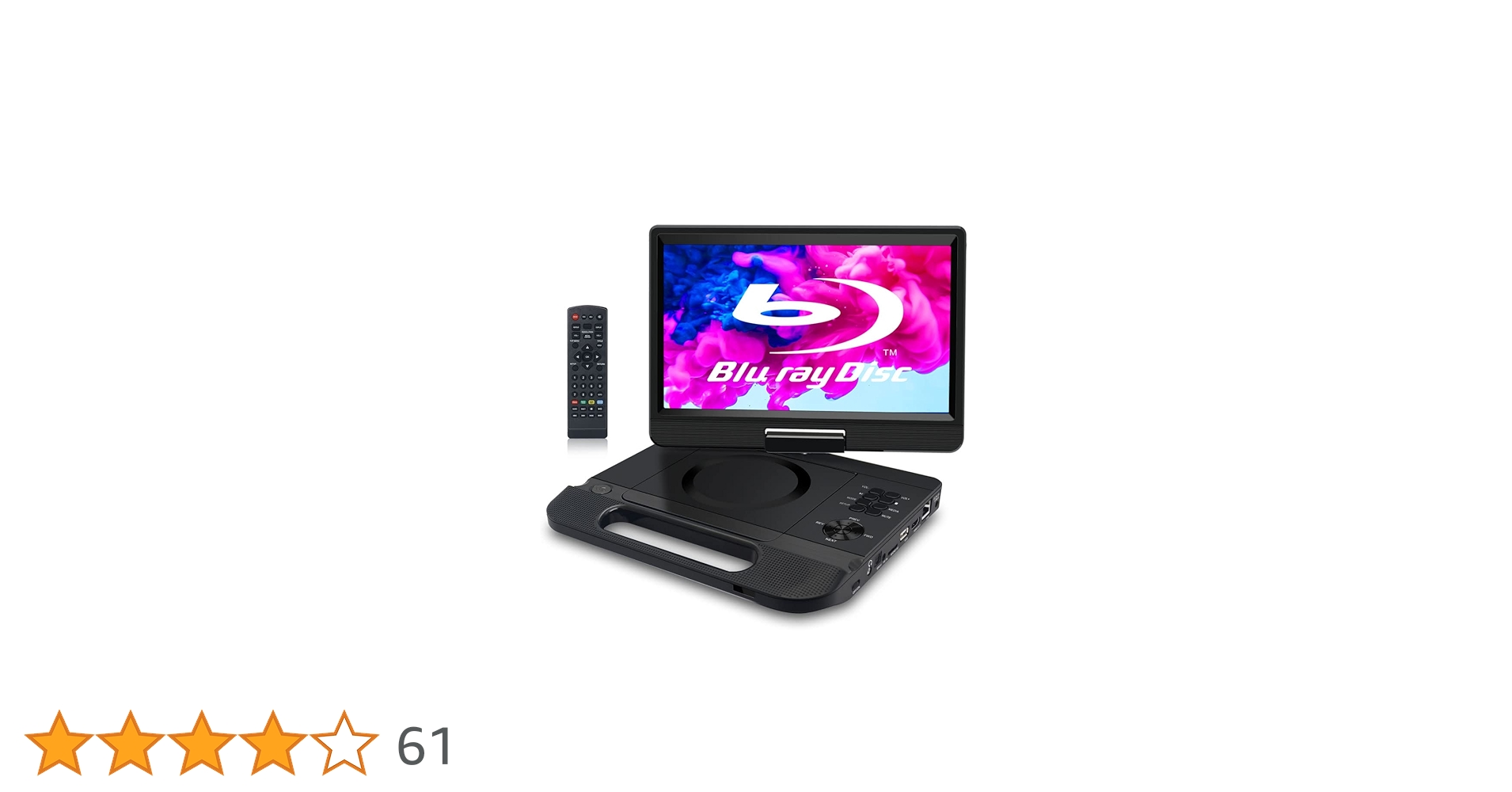 Amazon | FANGOR ポータブルブルーレイプレーヤー 12.5型 10.1インチ